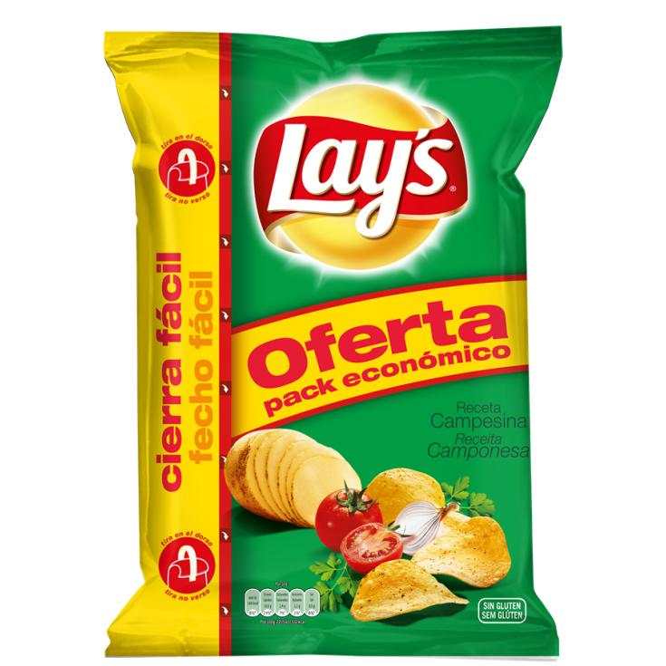 PATATAS LAYS CAMPESINAS XLB 250GR.