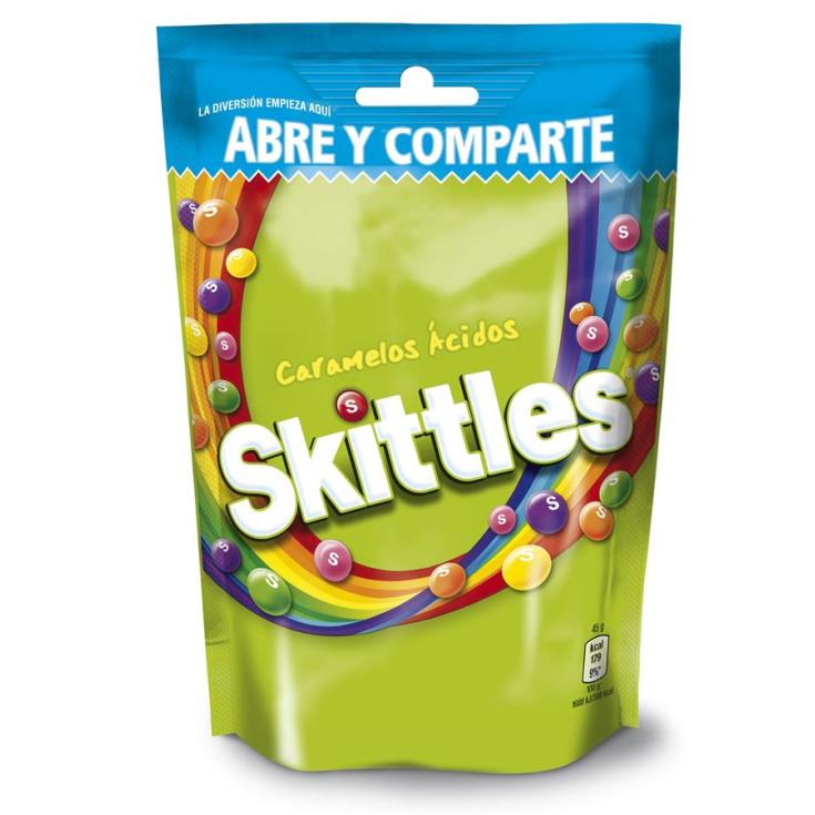 SKITTLES CRAZY SOUR POUCH 174GRX14