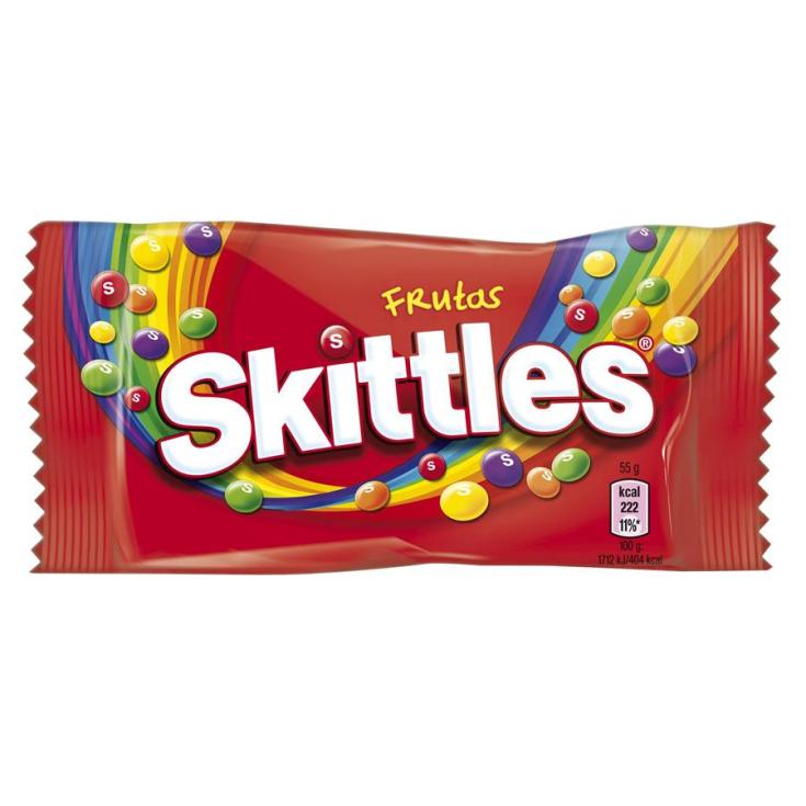 SKITTLES FRUTA BOLSA 38GRX14