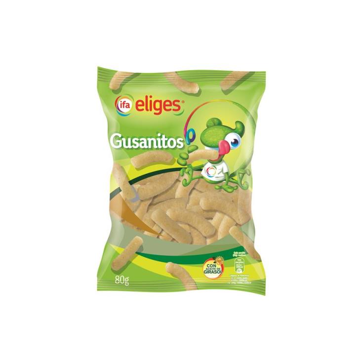 GUSANITOS SNACK IFA 80GR