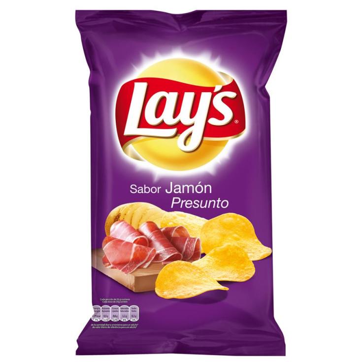 PATAT.LAYS GSI JAMON BOLSA 180G