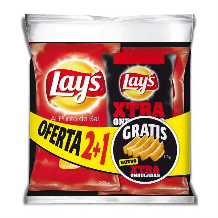 LOTE 2 LAYS SAL+XTRA SAL 110