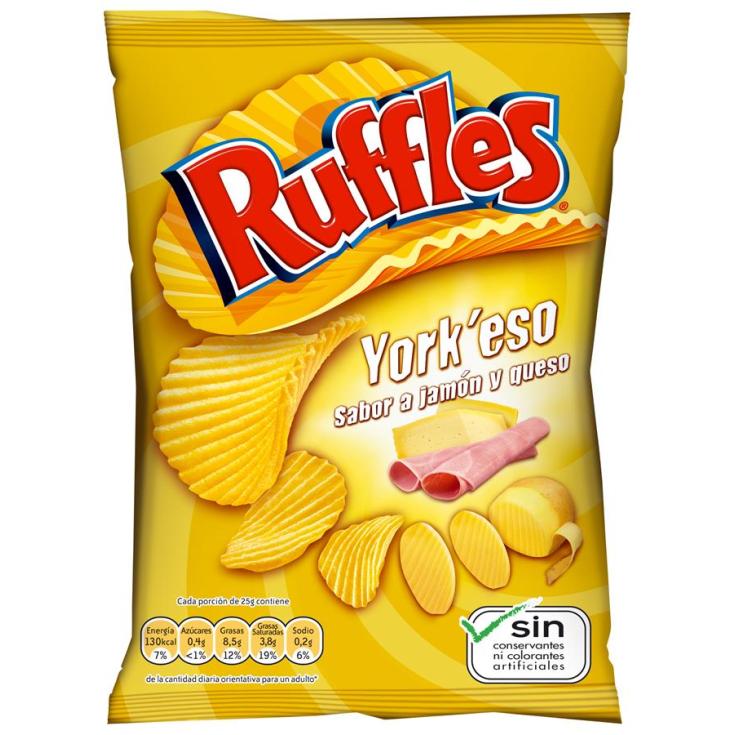 PATATAS RUFFLES YORK ESO 180GR