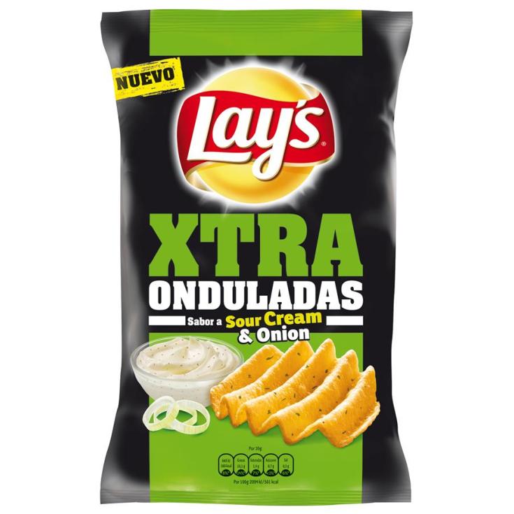 PATATA LAYS XTRA CREAM & ONION 147G