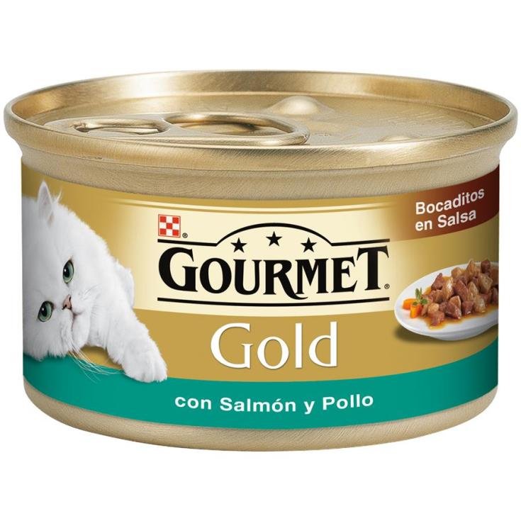 LATITA GATO GOLD SALMON 85G.