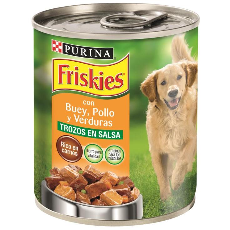 FRISKIES PERRO LATA CARNE BUEY 800 G