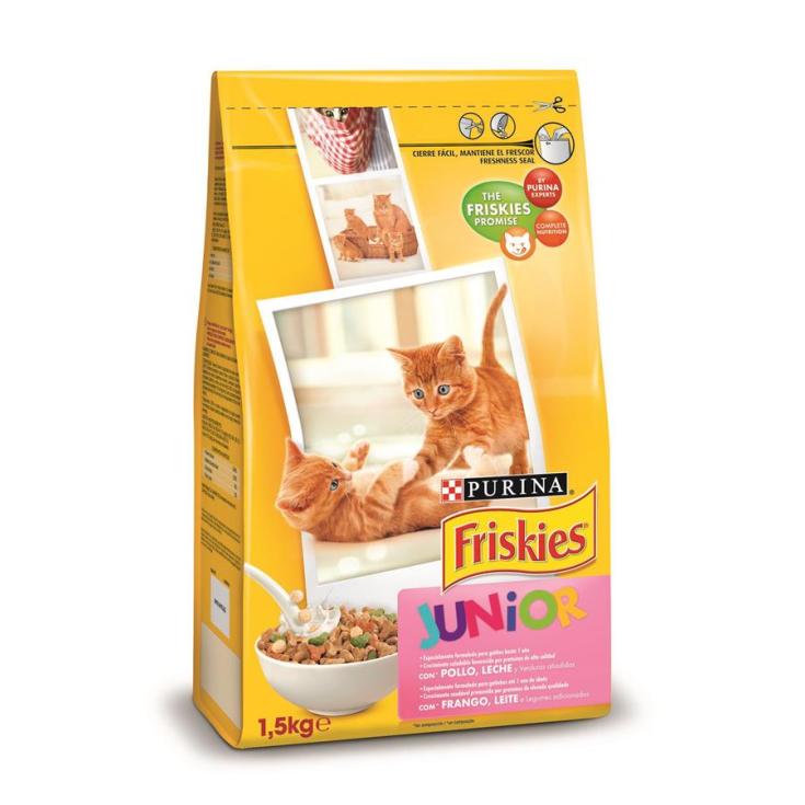 FRISKIES GATOS JUNIOR BOLSA 1.5 K.