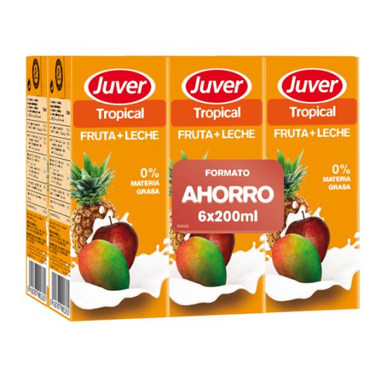 Z.JUVER TROPICAL FRUTA+LECHE P-6