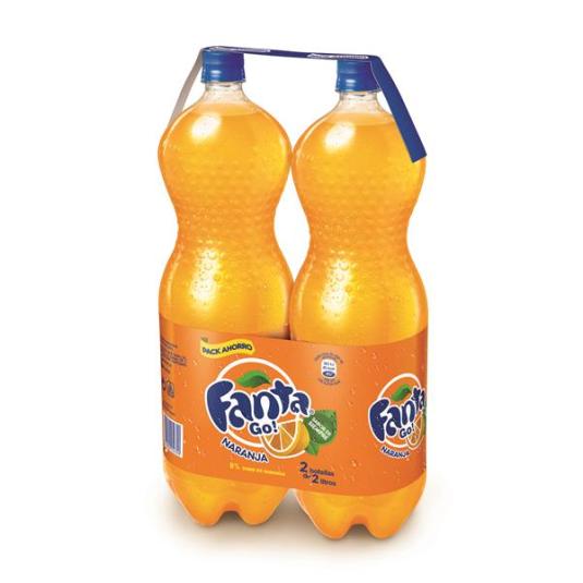 FANTA NARANJA 2L PACK-2