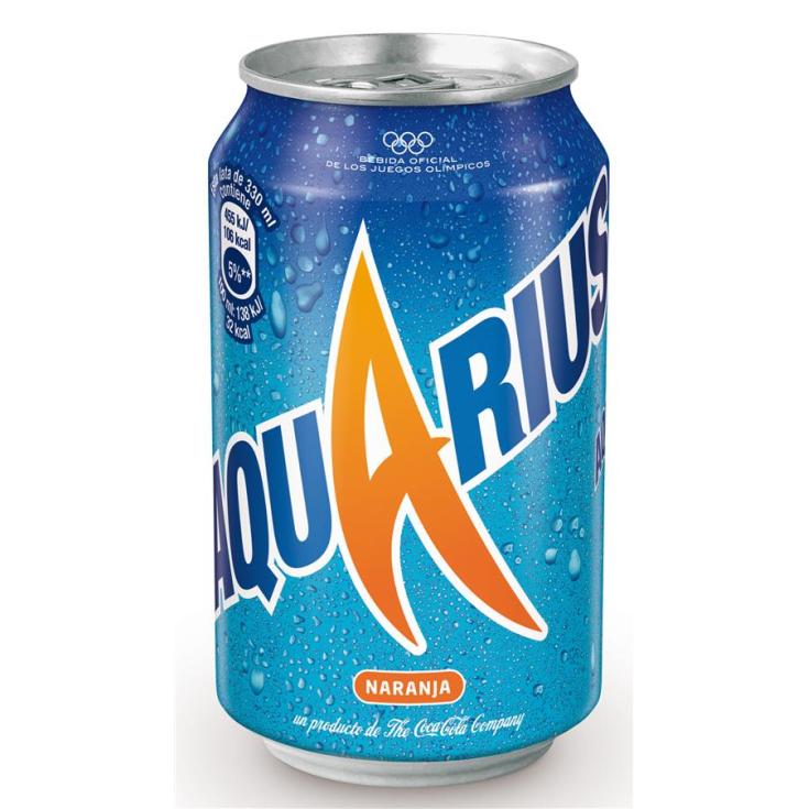 AQUARIU ORANGE SOFT DRINK 33CL