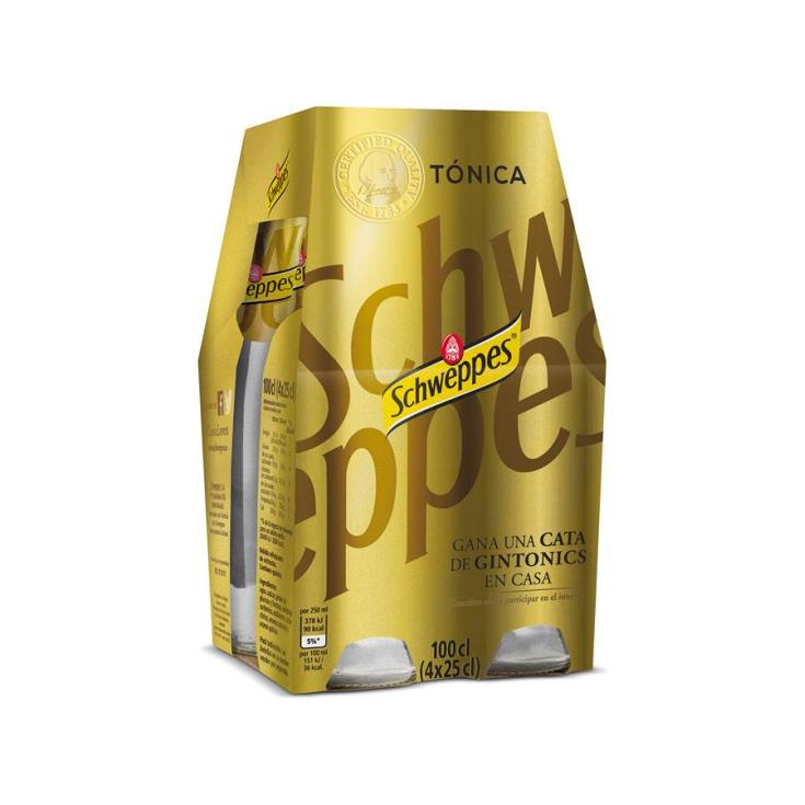 TONICA SCHWEPPES 25 CL PACK 4