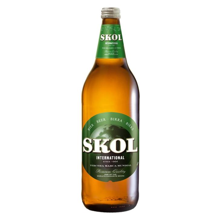 CERVEZA SKOL BOTELLA 1L