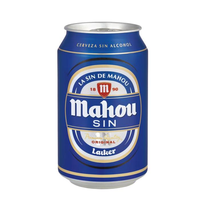 CERVEZA SIN MAHOU LATA 33CL