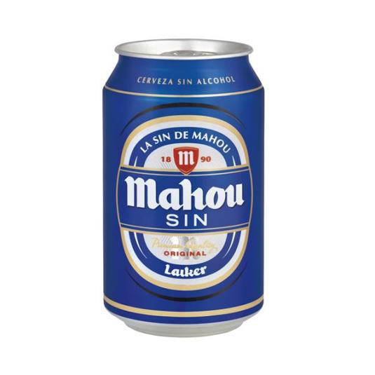 CERVEZA SIN MAHOU LATA 33CL