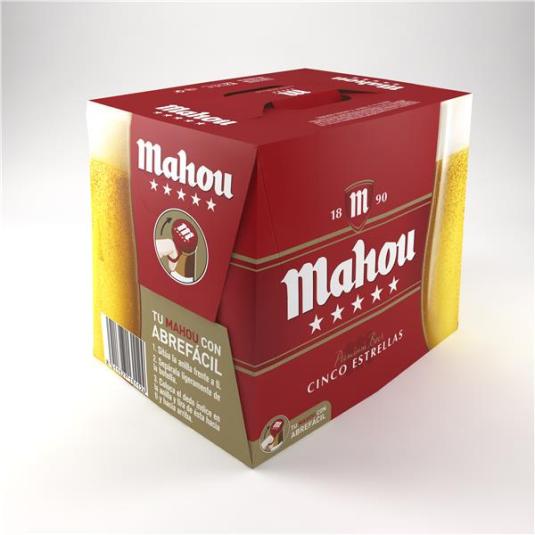 CERVEZA MAHOU 5ESTRELLA P-12 BOT