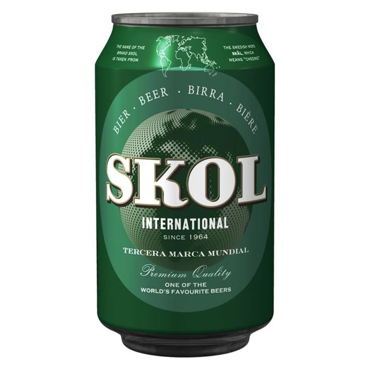 CERVEZA SKOL C/ALCOH.LATA 33CL