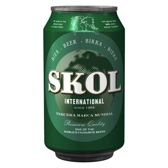 CERVEZA SKOL C/ALCOH.LATA 33CL