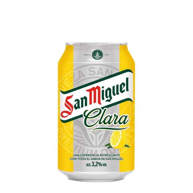 CERVEZA S.MIGUEL CLARA LATA 33CL