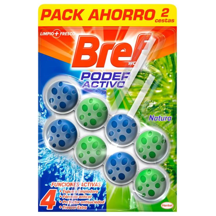 BREFWC POD.ACTIVO NATURA 2X50GR