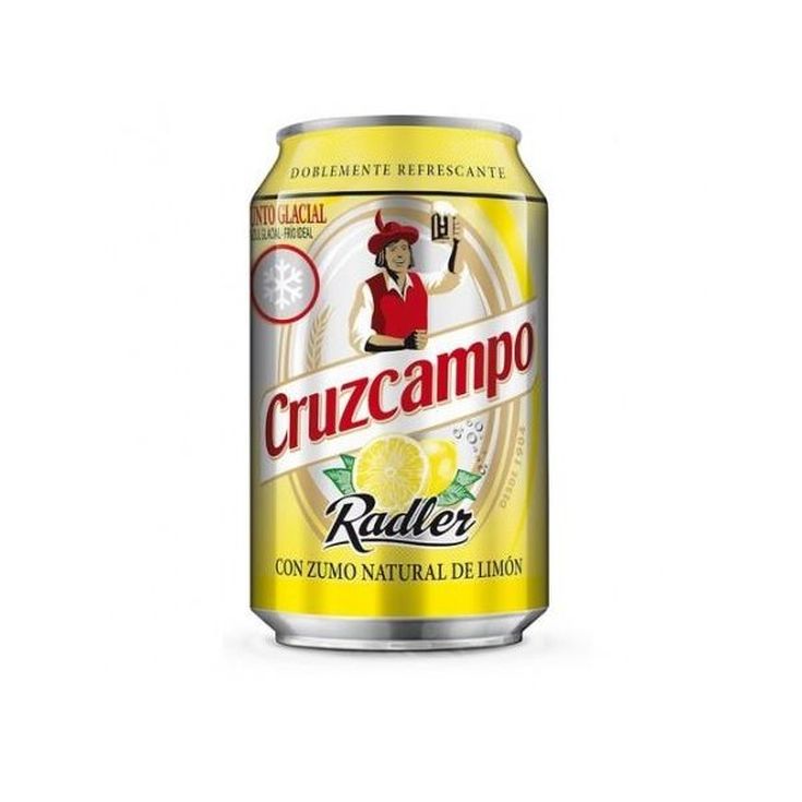 CRUZCAMPO RADLER CERVEZA LIMON LATA 33CL