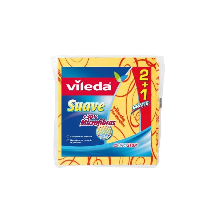 BAYETA SUAVE VILEDA 2+1