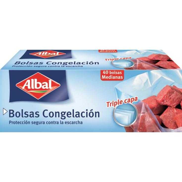 BOLSA CONGELACION ALBAL 40BOLS