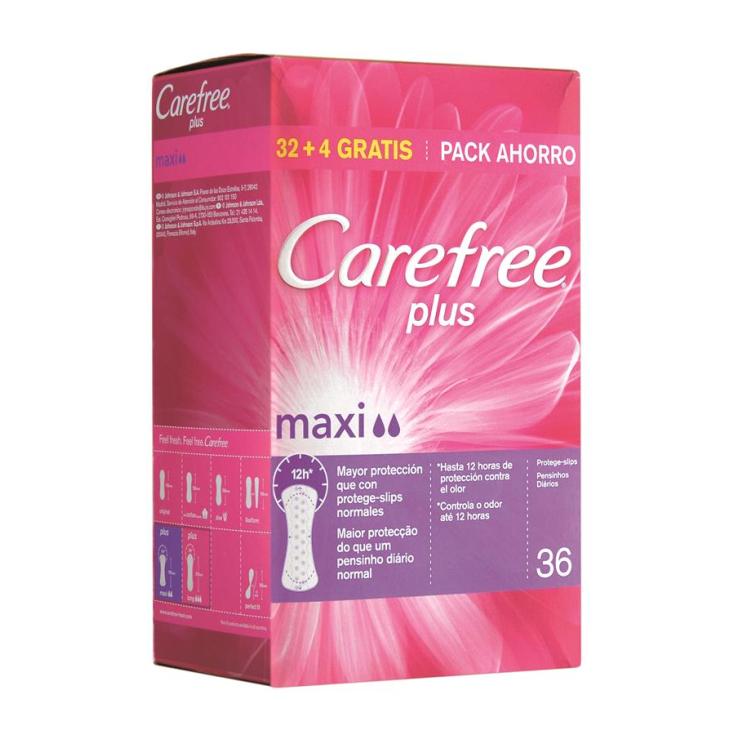 SALVASLIP MAXI CAREFREE 32+4