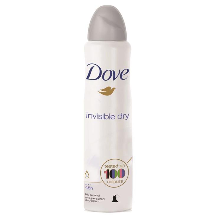 DEO INVISIBLE SPRAY DOVE 200ML.