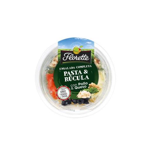 BARQUETA DE PASTA Y RUCULA 320GR FL