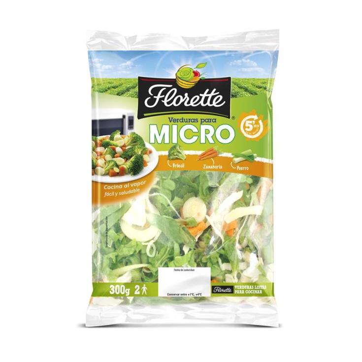 MICRO BROCOLI/ZANAH/PUERR.300GR FLO