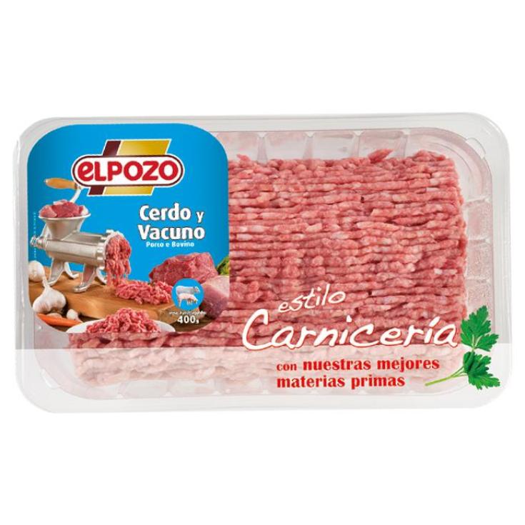 PICADA DE CERDO Y VACUNO 400G