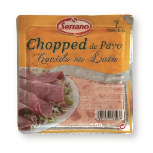 CHOPPED PAVO LATA SERRAN.150G