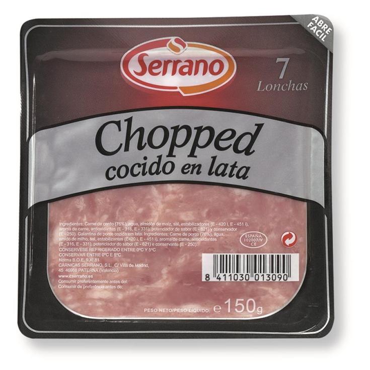 CHOPPED COC. LATA SERRANO 150G