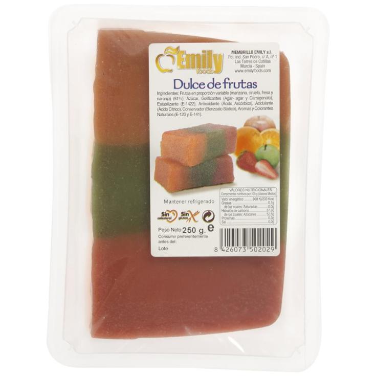 DULCE FRUTAS EMILY 250GR