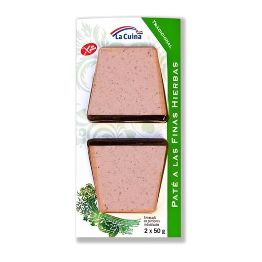 PATE F/HIERB.2X50G LA CUINA