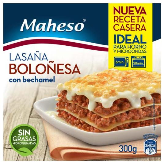 LASAGNA CARNE/BECHAMEL MAHESO 300GR