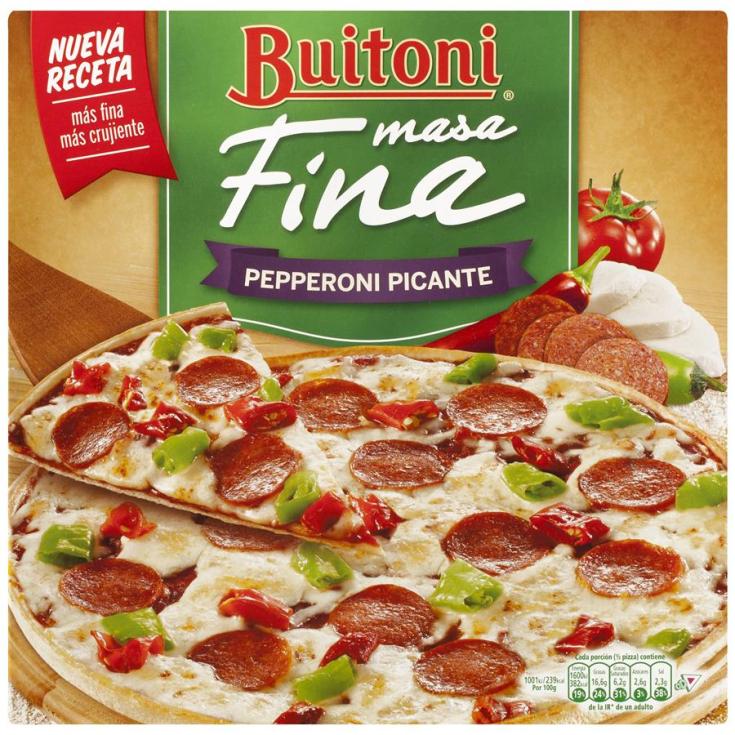 PIZZA FINA PEPPERONI BUITONI 320G