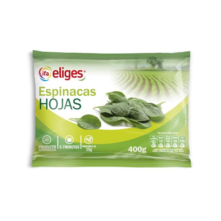 ESPINACA HOJA JV 400G