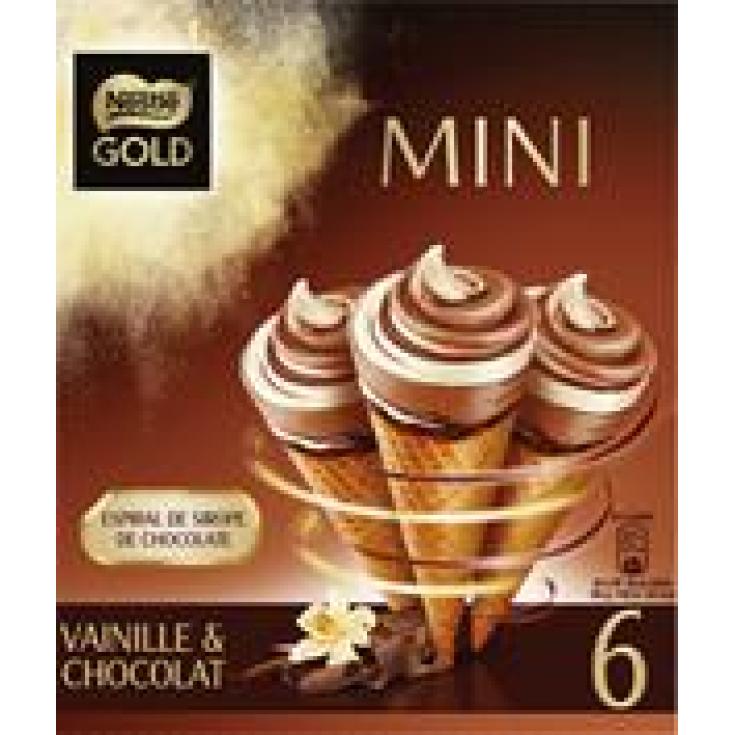 MINI CONO GOLD VAIN/CHOC NESTLE P6