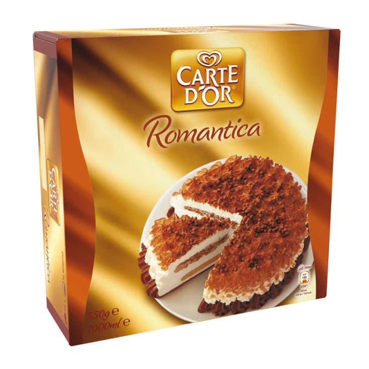 TARTA  ROMANTICA CARTE DOR 1L