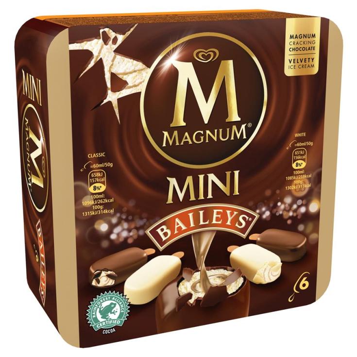 MAGNUM MINI BAILEYS PAQ. 6UND.