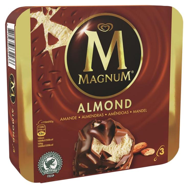 MAGNUM ALMENDRAS PACK-3