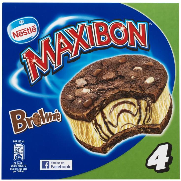 SANDWICH MAXIBON BROWNIE P-4