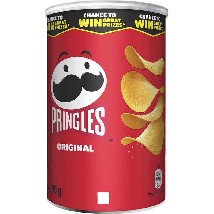 PRINGLES POMMES DE TERRE SAVEUR ORIGINALE BOITE 70GR